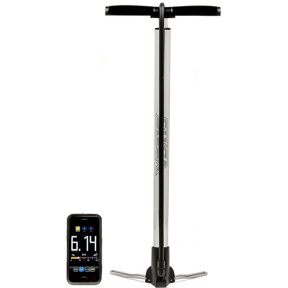 Silca Viaggio Travel Track Pump - Noir argent, Noir argent