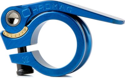 Chromag Quick Release Seatpost Clamp - Blue - 32.0mm, Blue