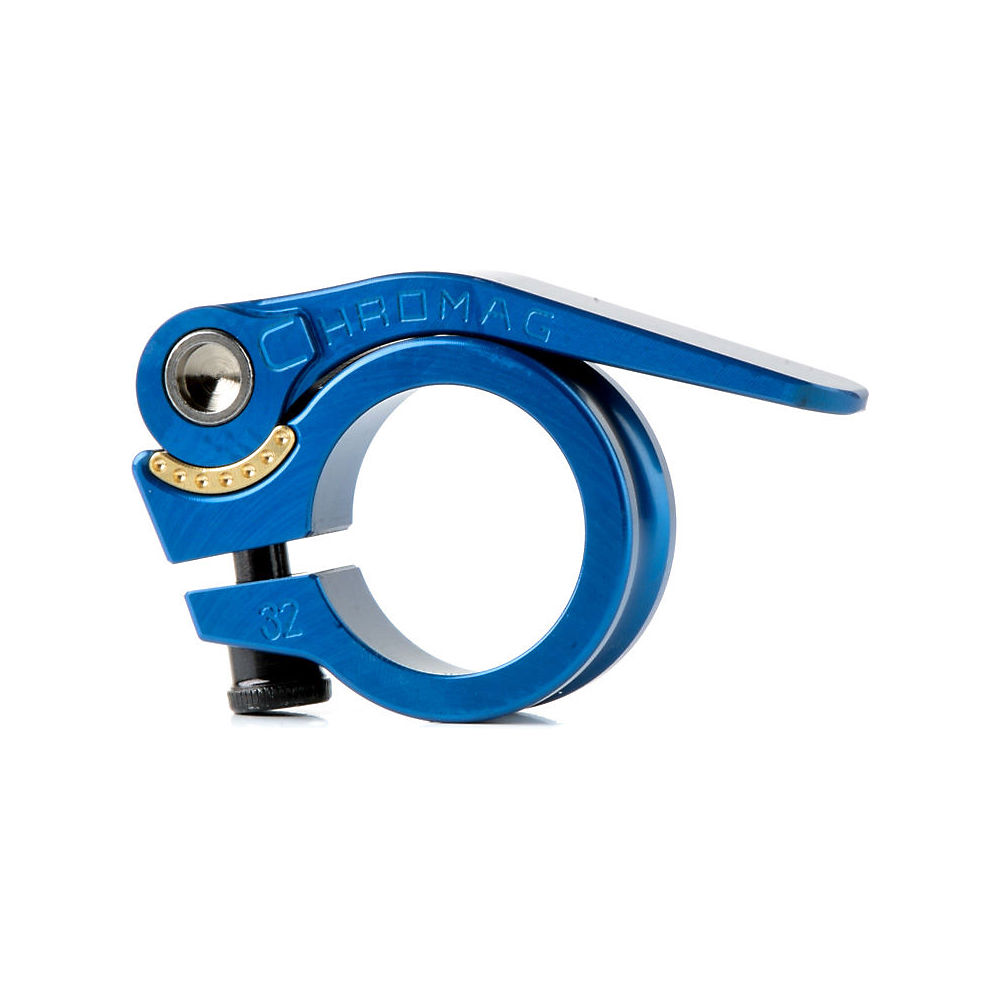 Fixation de tige de selle Chromag QR - Bleu - 32.0mm, Bleu