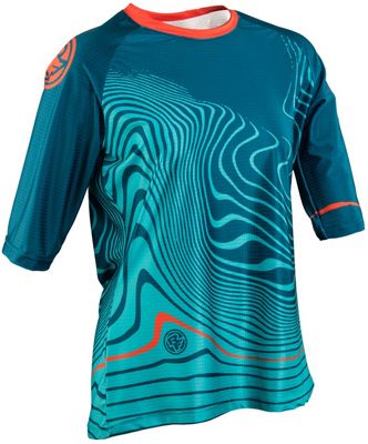 Race Face Women's Khyber 3-4 Sleeve Jersey - Dark Spruce - XS