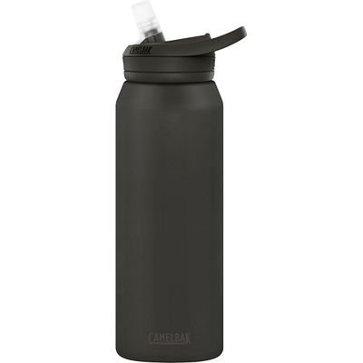Camelbak Eddy Vacuum Insulated 1L Water Bottle SS19 - Jet - 1 Litre}, Jet