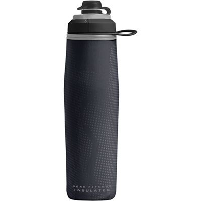 Camelbak Peak Fitness Chill 750ml Water Bottle  - Black-Silver, Black-Silver