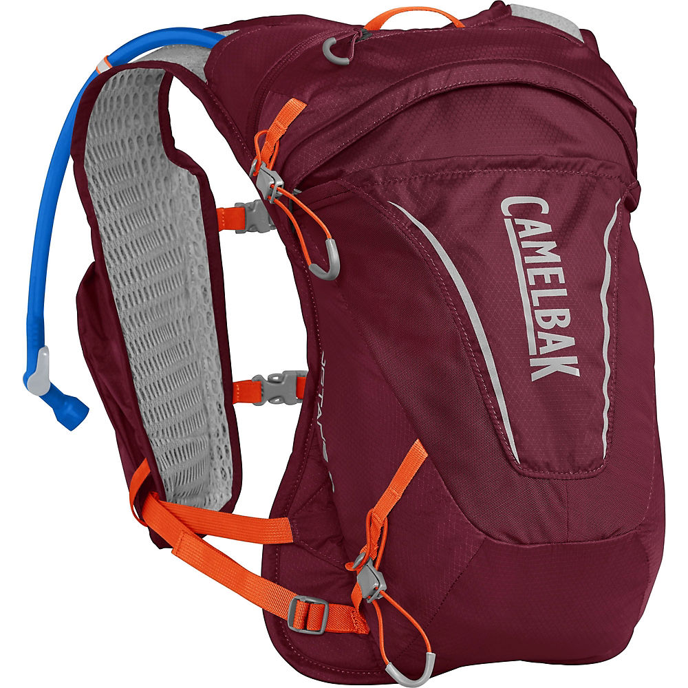 Camelbak Women's Octane 9 with 2L Crux Reservoir - Burgundy-Hot Coral