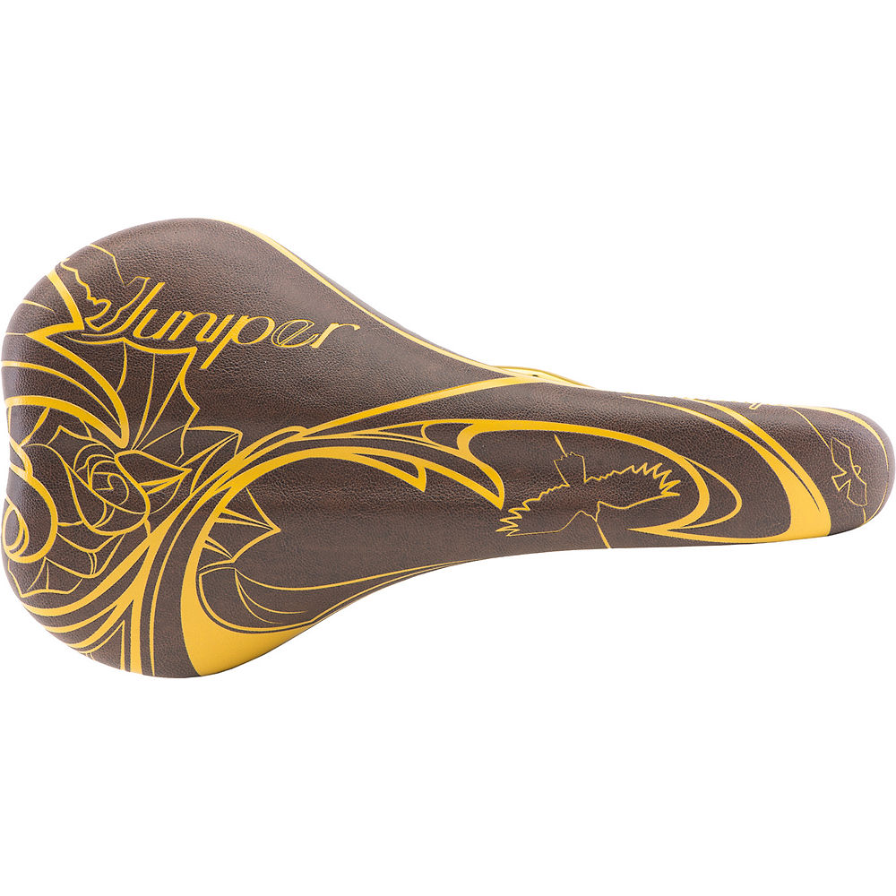 Chromag Juniper LTD Women's MTB Saddle - Goldhide - 141mm Wide, Goldhide