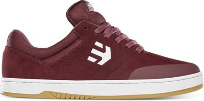 Etnies Marana Shoe - MAROON-WHITE - UK 10, MAROON-WHITE