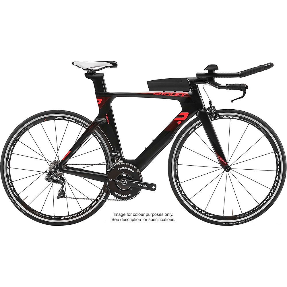 Ridley Dean Ultegra TT Bike 2019 - Black - Red, Black - Red