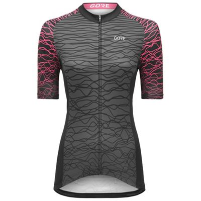 Gore Wear Women's C3 Red Rhythm Jersey  - nero - XS, nero