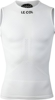 LE COL Pro Mesh Sleeveless Base Layer - Blanc - XS, Blanc