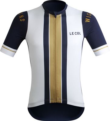 LE COL Wiggins Pro Jersey - White-Navy - XS