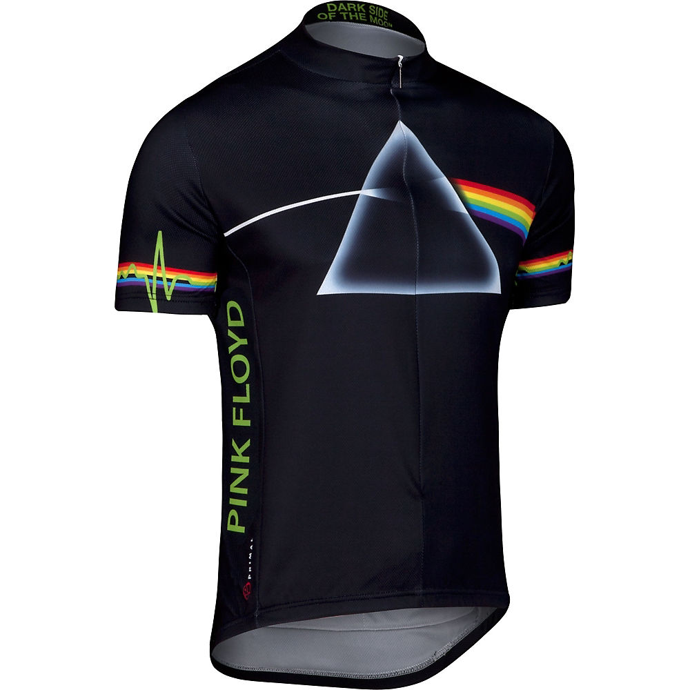 Primal Pink Floyd Dark Side Jersey - Black-White-Rainbow, Black-White-Rainbow