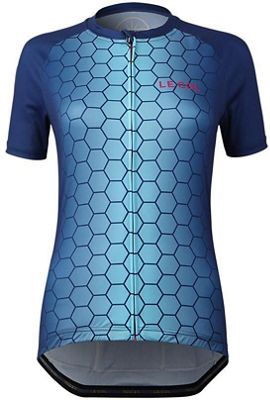 LE COL Women's Hexagon Sport Jersey - Navy Hex
