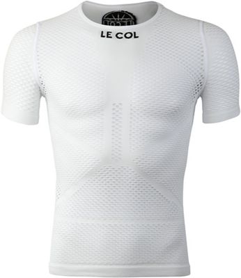 LE COL Short Sleeve Seamless Base - Blanc - XS, Blanc