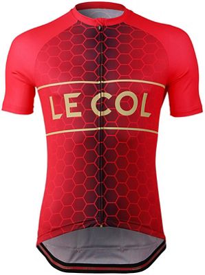 LE COL Hexagon Sport Jersey - Red Hex - XS