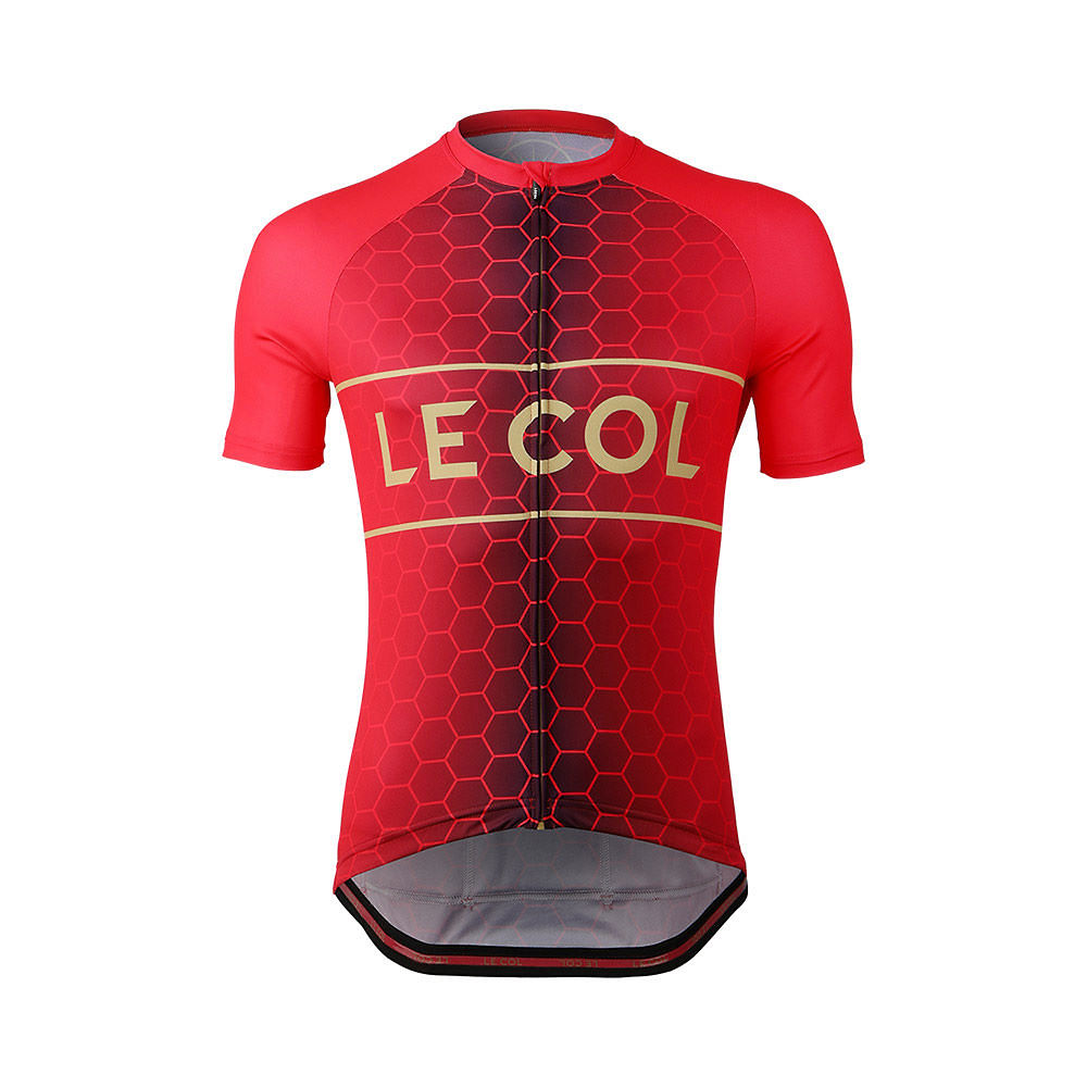LE COL Hexagon Sport Jersey - Red Hex - XS