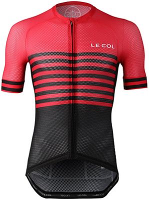LE COL Discovery Pro Air Jersey - Discovery Black-Red - XXL, Discovery Black-Red