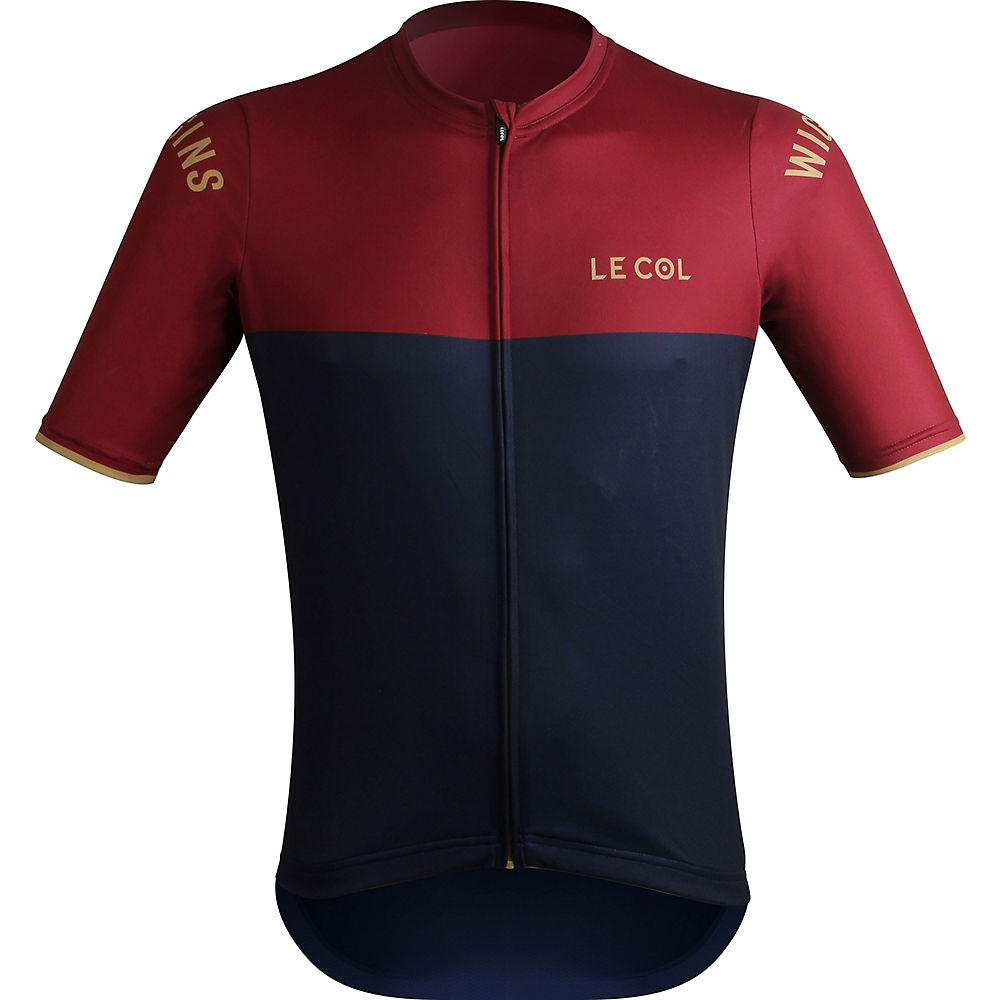 LE COL Wiggins Sport Jersey - Bordeaux, Bordeaux