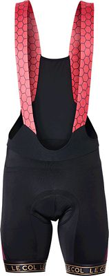 LE COL HC Hexagon Bib Shorts - Red Hex - XS