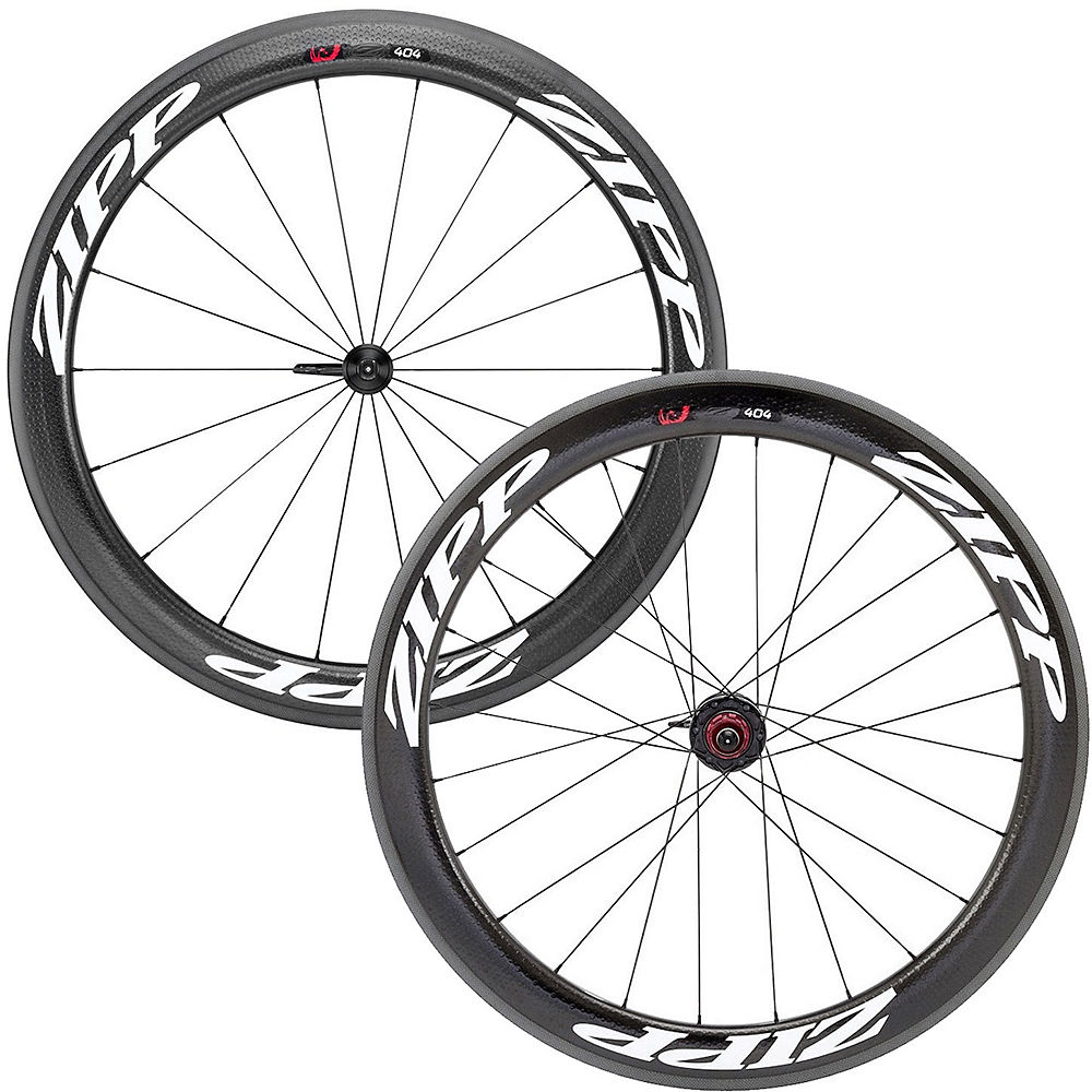 Zipp 404 Firecrest Tubular Road Wheelset - Noir - blanc - Campagnolo