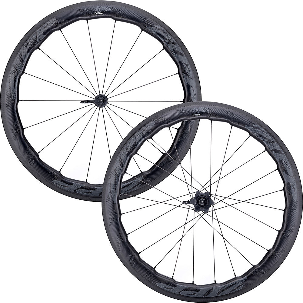 Zipp 454 NSW Carbon Tubular Wheels - Campag - Noir - Campagnolo Freehub