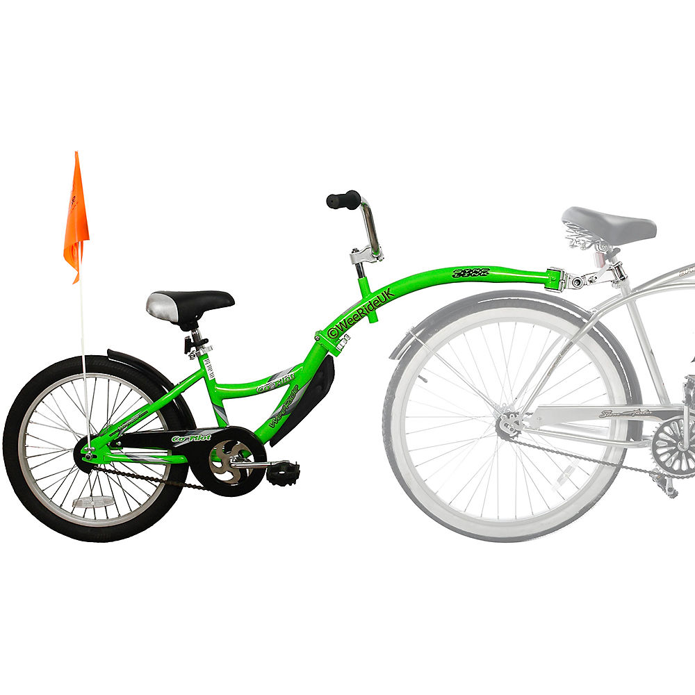 WeeRide Co Pilot Tagalong Trailer Bike - Verde, Verde