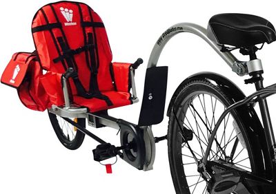 WeeHoo iGO Venture Baby Child Trailer - Rouge, Rouge