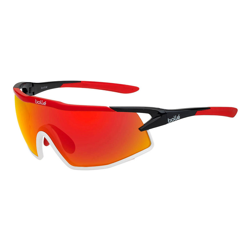 Bolle B-Rock Sunglasses - Shiny Black Phantom Brown Red