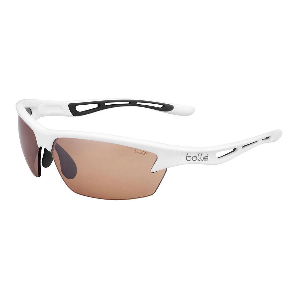 Bolle Bolt Sunglasses Shiny - Shiny White Phantom Brown Gun, Shiny White Phantom Brown Gun