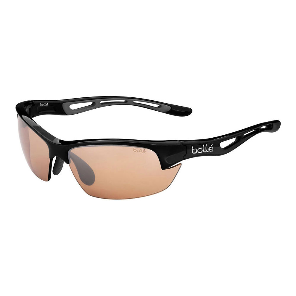 Bolle Bolt S Sunglasses - Shiny Black Phantom Brown Gun