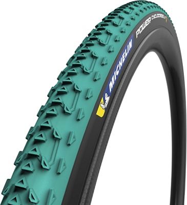 Michelin Power Cyclocross Jet TLR TS Tyre - Green - Folding Bead, Green