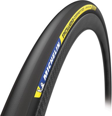 Michelin Power Competition Tubular Road Tyre - Black - 700c}, Black