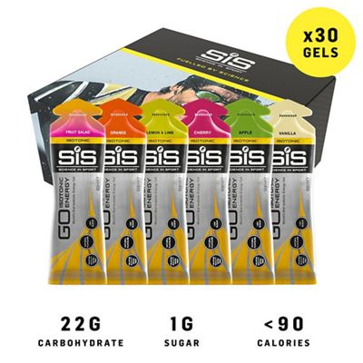 Science In Sport GO Isotonic Energy Gel Mixed Pack 30x60m - BBE August 2022 - 60ml, BBE August 2022