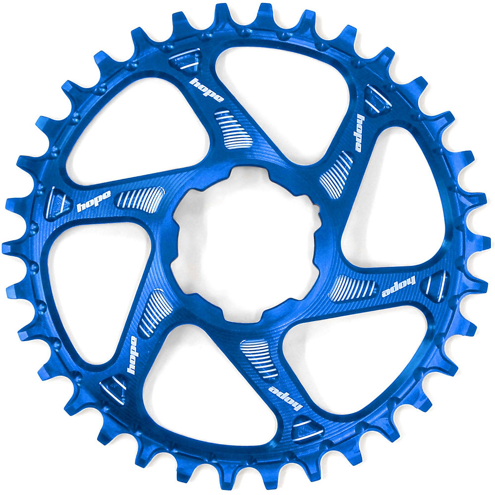 Plateau de retenue Hope Spiderless (Boost) - Bleu - Direct Mount, Bleu
