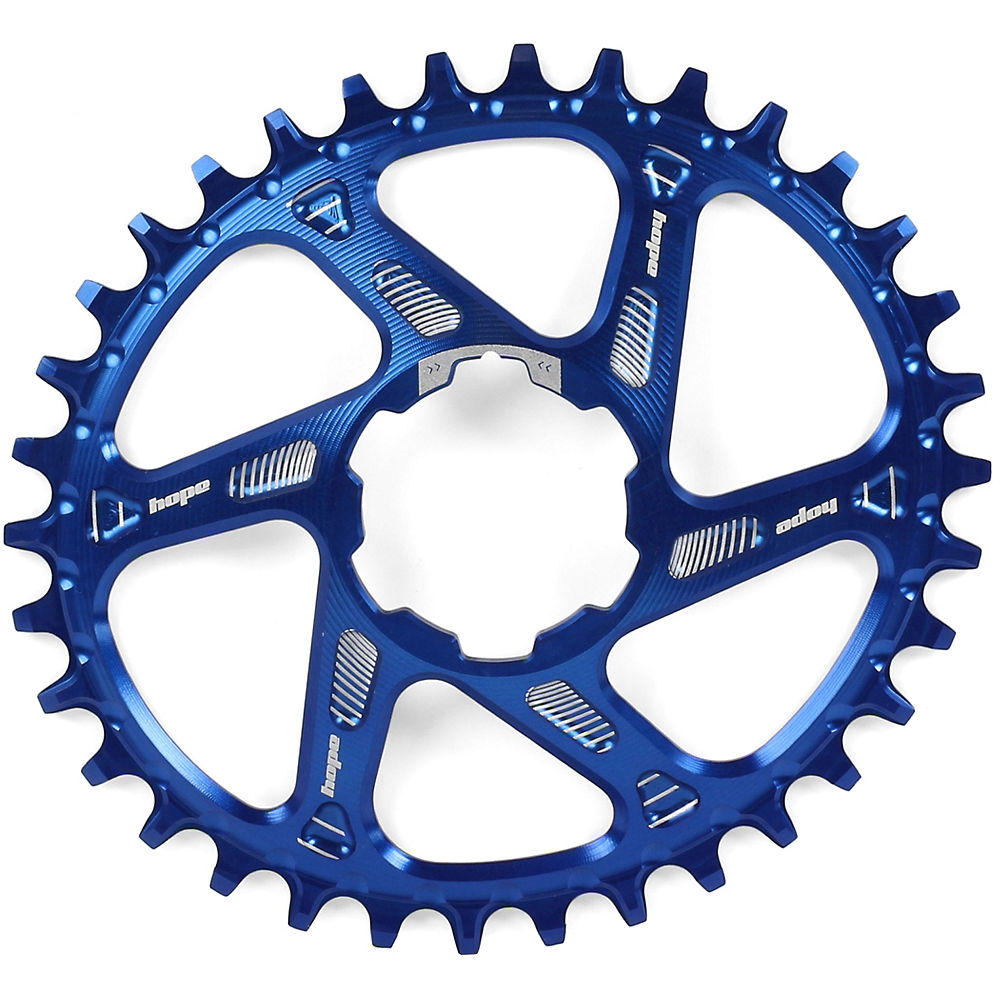 Plateau de retenue Hope Spiderless (ovale) - Bleu - Direct Mount, Bleu