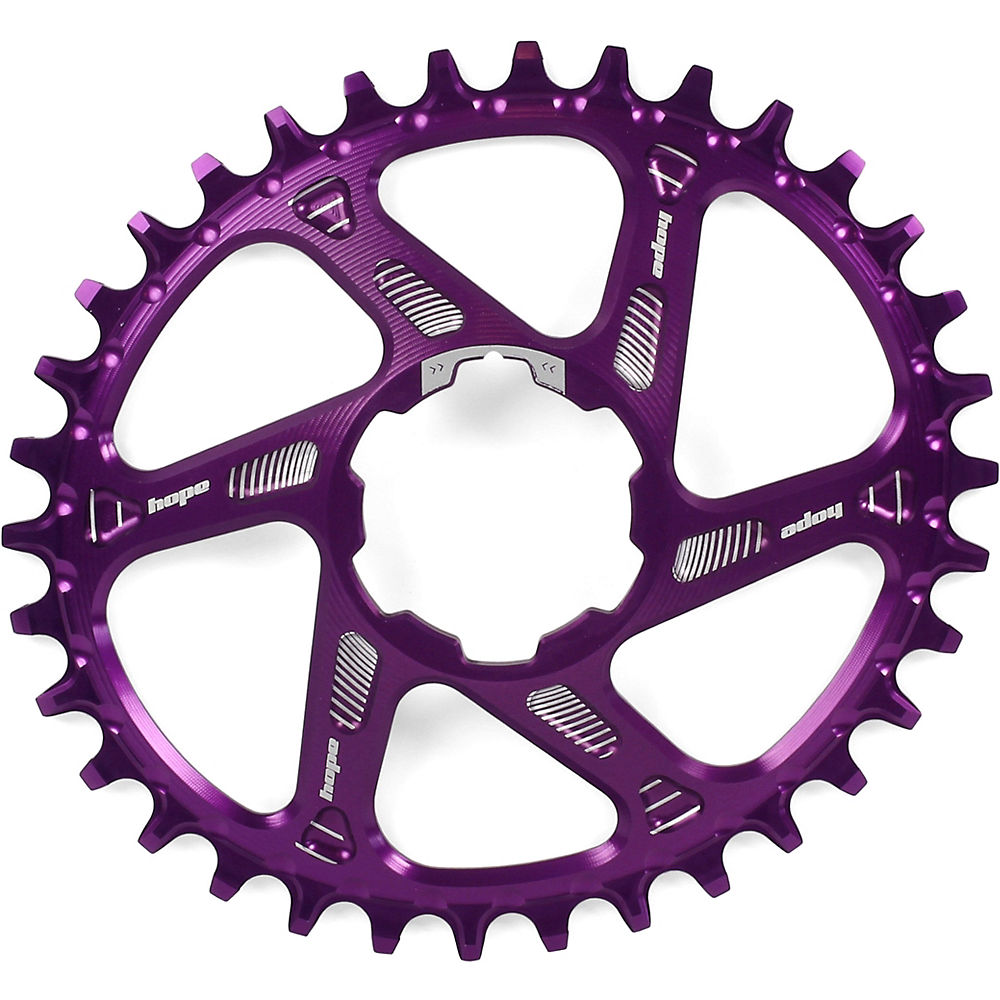Plateau de retenue Hope Spiderless (ovale) - Violet - Direct Mount, Violet