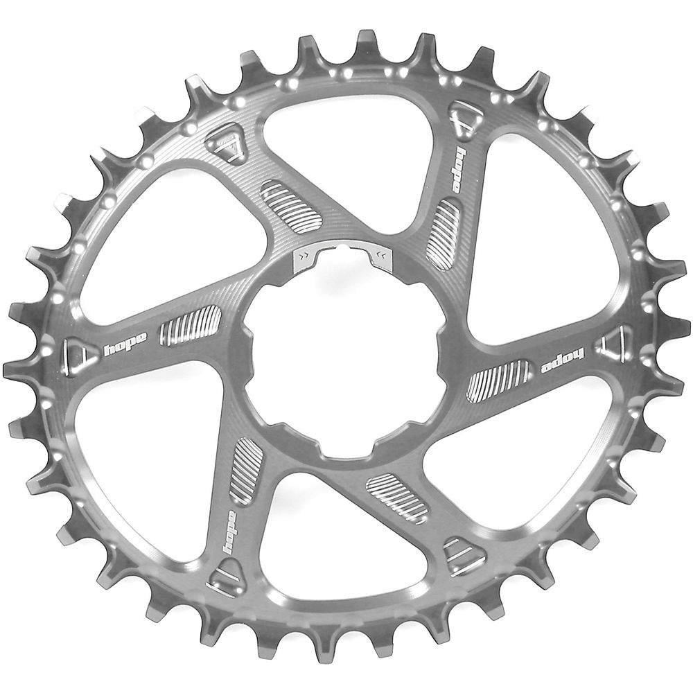Plateau de retenue Hope Spiderless (ovale) - Argent - Direct Mount, Argent