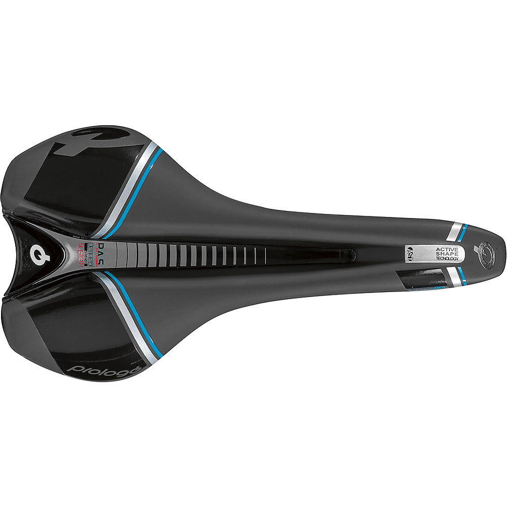 PROLOGO Nago DEA Saddle Tirox Rails 2019 2019 - Noir/Bleu - 141mm Wide, Noir/Bleu