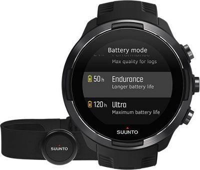 Suunto Baro 9 GPS Multisport Watch Chest HR-AU 2018 - Noir, Noir