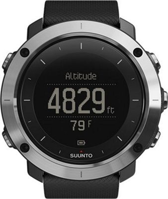 Suunto Traverse Silicone Strap-AU 2018 - Noir, Noir