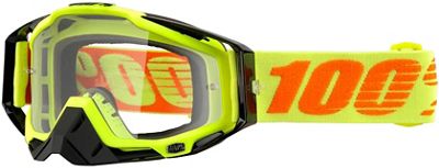 Maschera 100% Racecraft (lente trasparente) - Attack Yellow, Attack Yellow