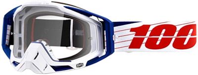 Masque 100 % Racecraft (Verre transparent) - Bibal-White