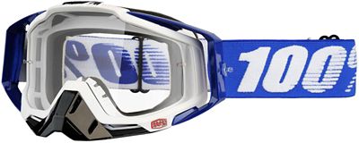 Maschera 100% Racecraft (lente trasparente) - blu, blu