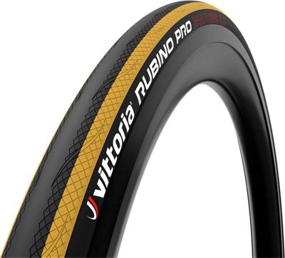 Vittoria Rubino Pro IV G2.0 Road Tyre - Black - Yellow - Black - 700c}, Black - Yellow - Black