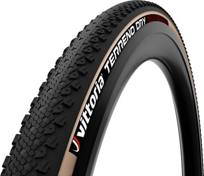 Vittoria Terreno Dry G2.0 Gravel Tyre - Tan - Black - Black - 700c}, Tan - Black - Black