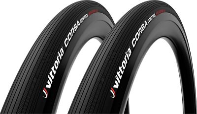 Vittoria Corsa Control G2.0 25c Tyres - Pair - Full Black - 700c