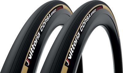 Vittoria Corsa Speed G2.0 Tubular 25c Para Tyre - Para/Noir/Noir - 700c