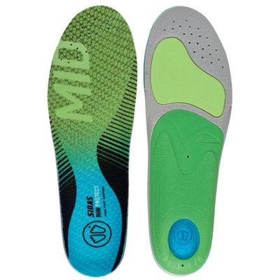 Sidas 3 Feet Mid Arch Run Protect Insole SS19 - Green - XS}, Green
