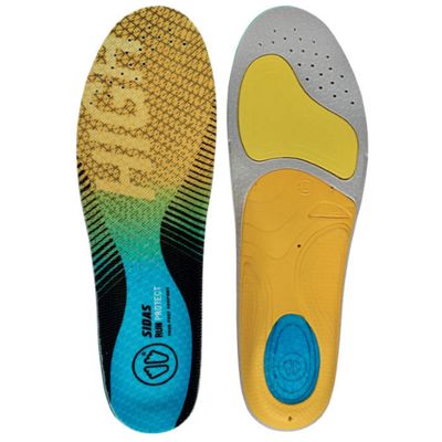 Sidas 3 Feet Hi Arch Run Protect Insole SS19 - Yellow - S}, Yellow