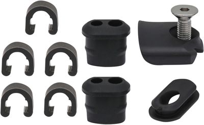 Nukeproof Reactor Carbon MTB Cable Guide Kit - Black, Black