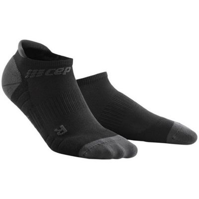 CEP Women's No Show Socks 3.0  - Black-Dark Grey, Black-Dark Grey