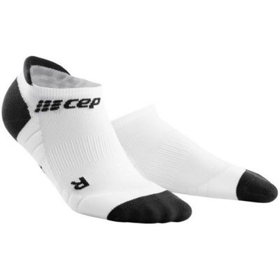 CEP Women's No Show Socks 3.0 SS19 - White-Dark Grey - L}, White-Dark Grey